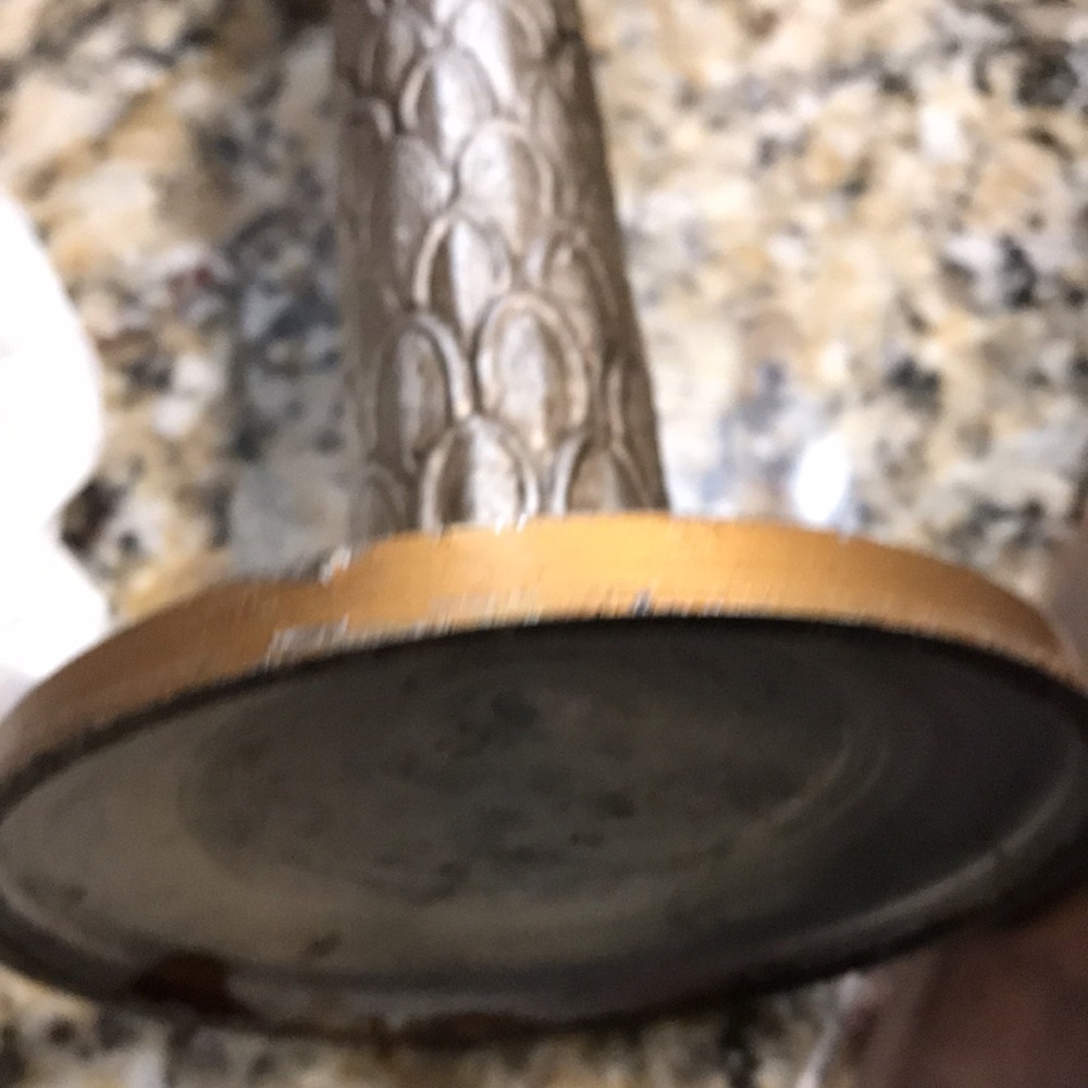 Palm tree candle holder metal - Picture 4 of 6